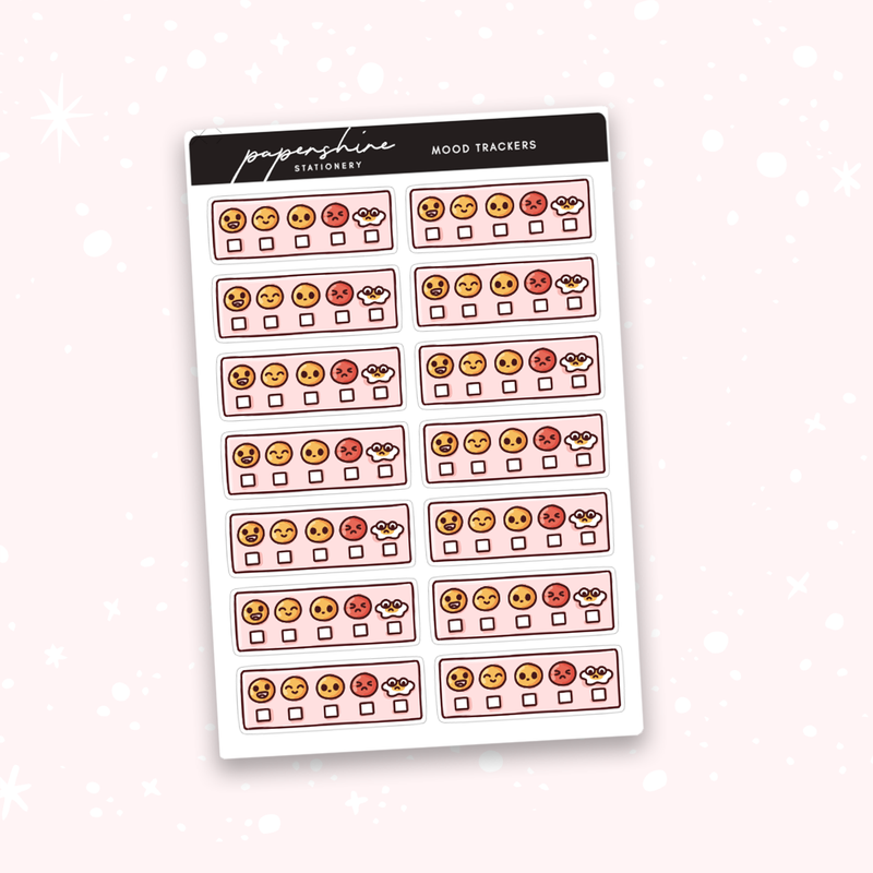 Mood Trackers Doodle Stickers